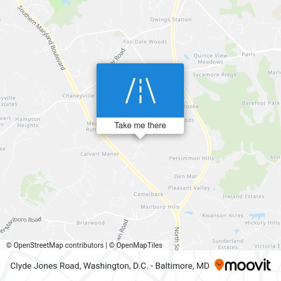 Clyde Jones Road map