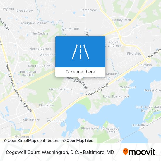 Cogswell Court map