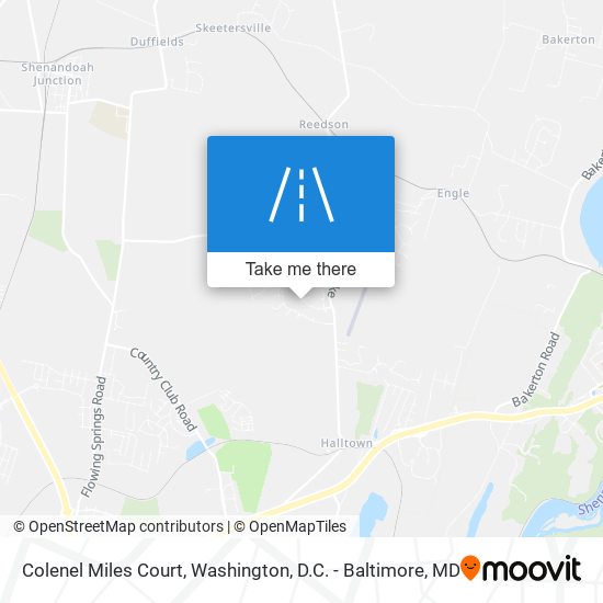 Colenel Miles Court map