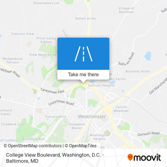 Mapa de College View Boulevard