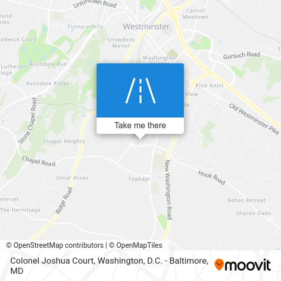 Colonel Joshua Court map