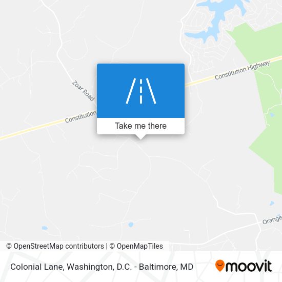 Colonial Lane map