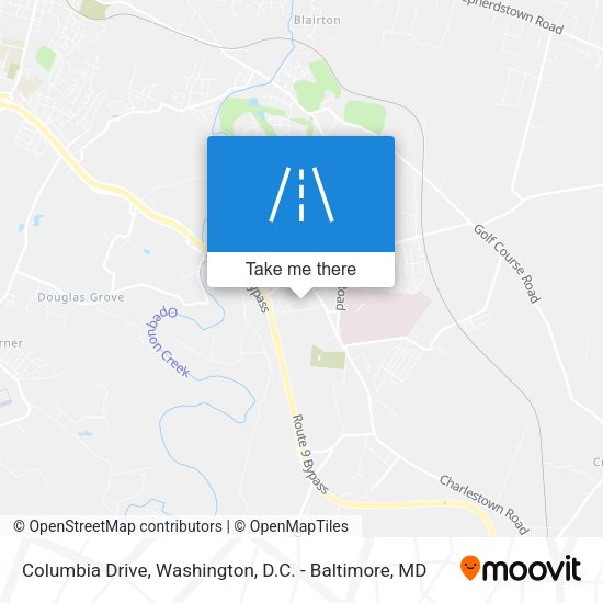 Columbia Drive map