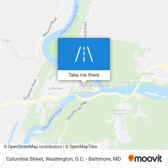 Columbia Street map