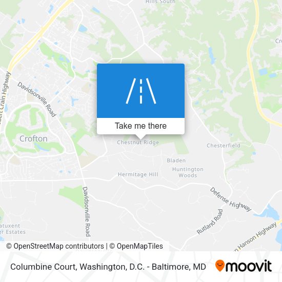 Columbine Court map