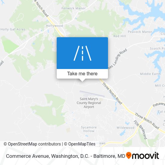 Mapa de Commerce Avenue