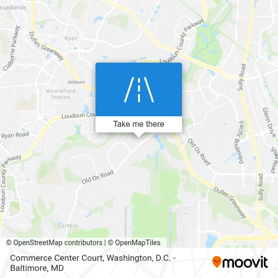 Commerce Center Court map