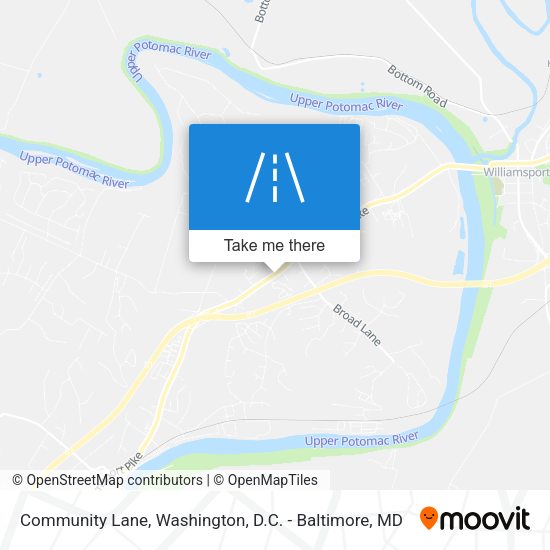 Community Lane map