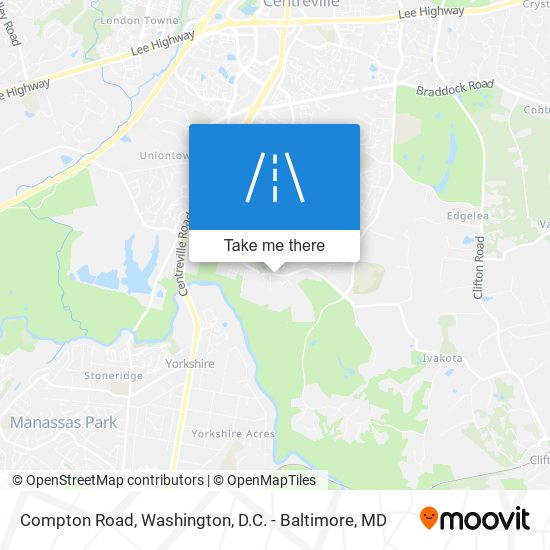 Compton Road map