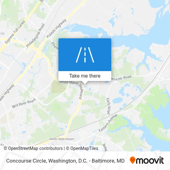 Concourse Circle map