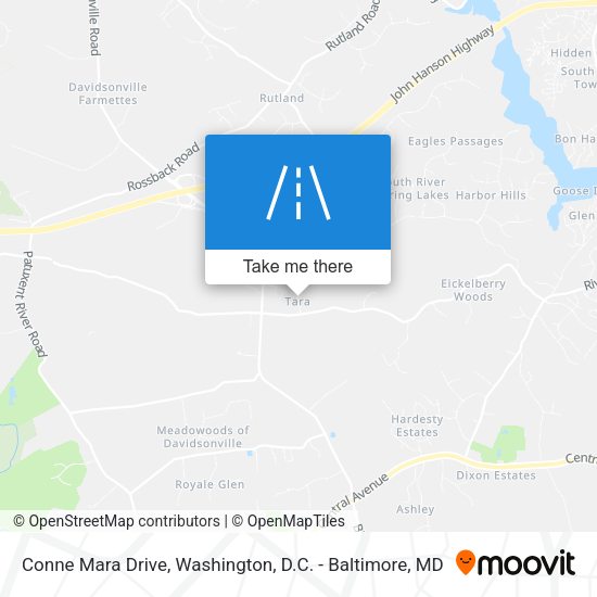 Mapa de Conne Mara Drive