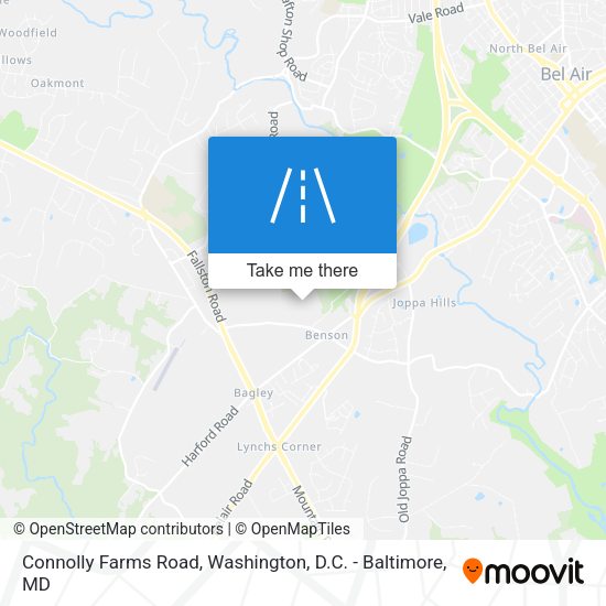 Connolly Farms Road map