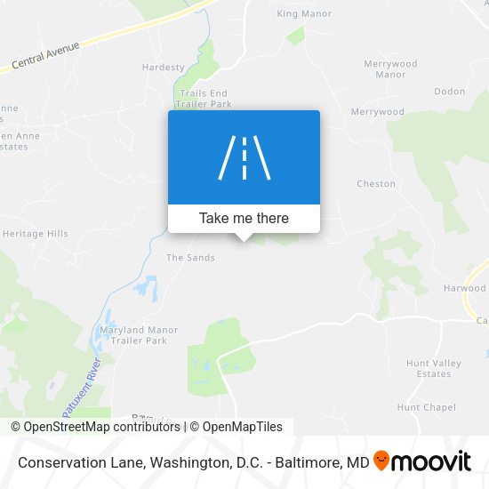 Mapa de Conservation Lane