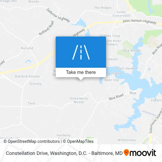 Constellation Drive map