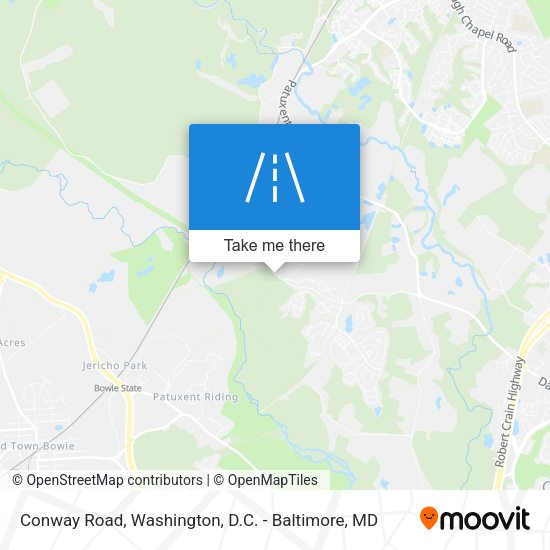Mapa de Conway Road