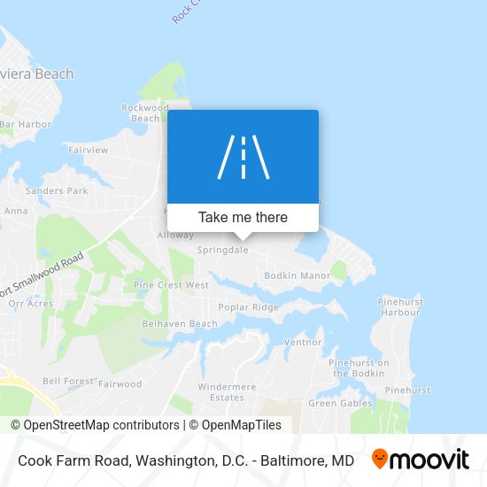 Cook Farm Road map