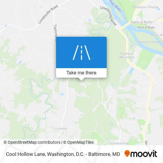 Cool Hollow Lane map
