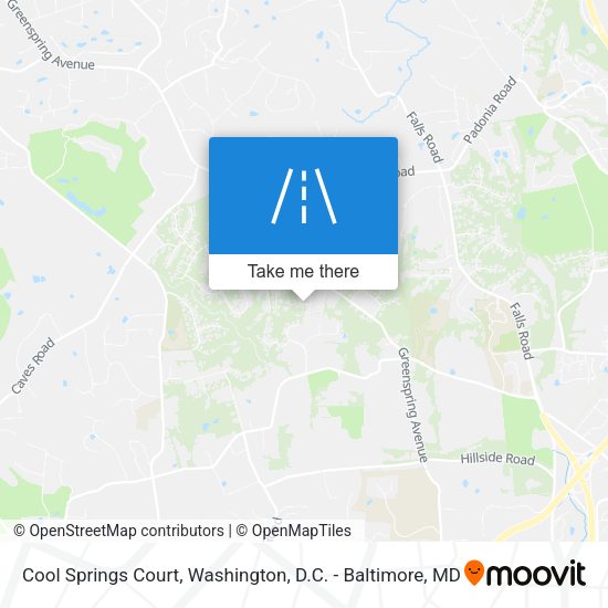 Cool Springs Court map