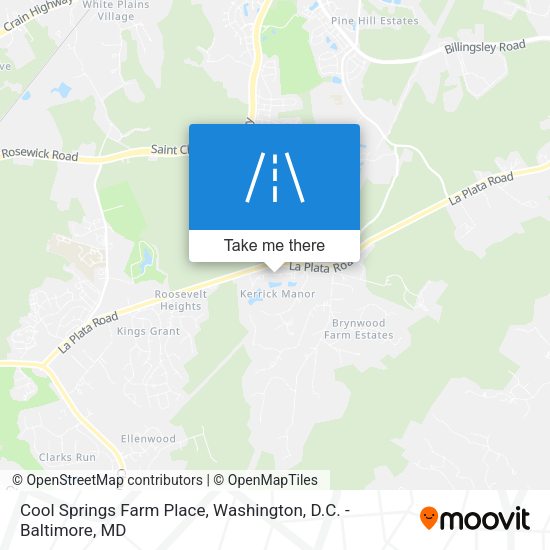 Cool Springs Farm Place map