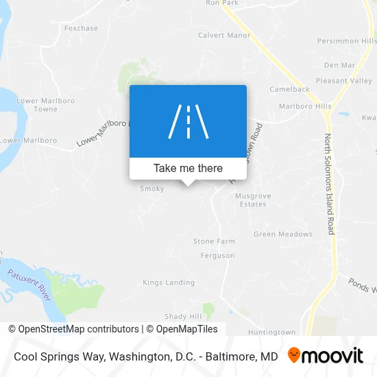 Cool Springs Way map