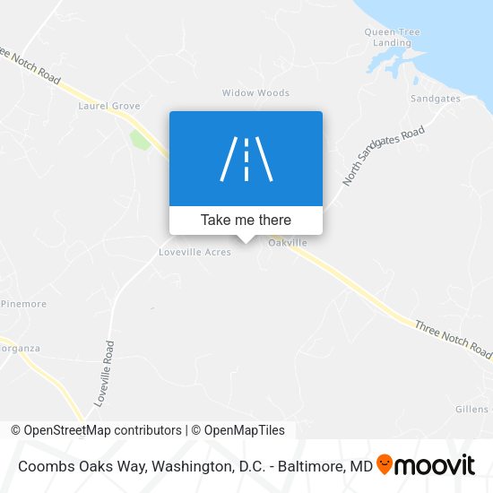 Mapa de Coombs Oaks Way