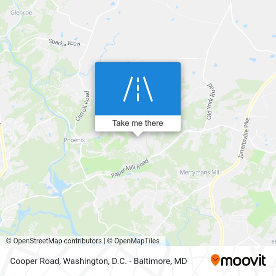 Cooper Road map