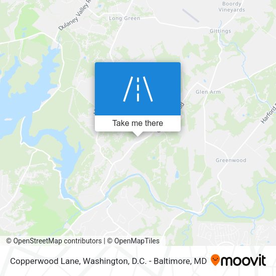 Copperwood Lane map