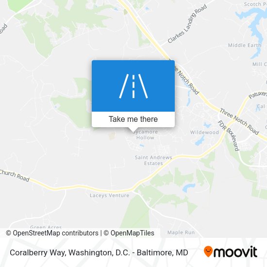 Mapa de Coralberry Way