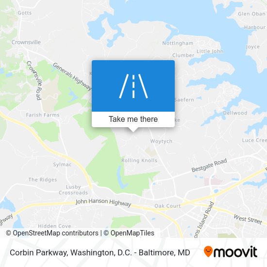 Corbin Parkway map