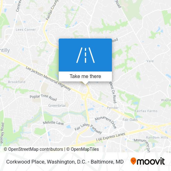 Corkwood Place map