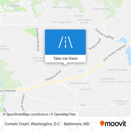 Corleto Court map