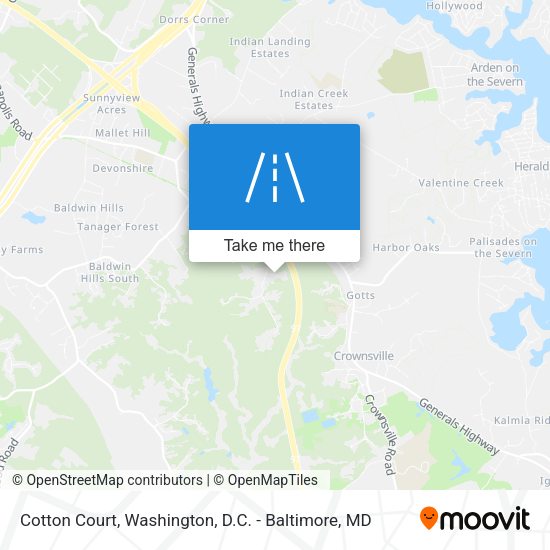 Cotton Court map