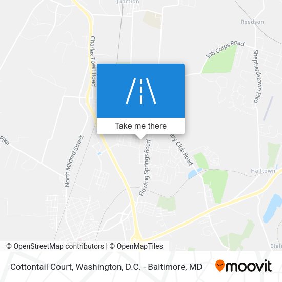 Cottontail Court map