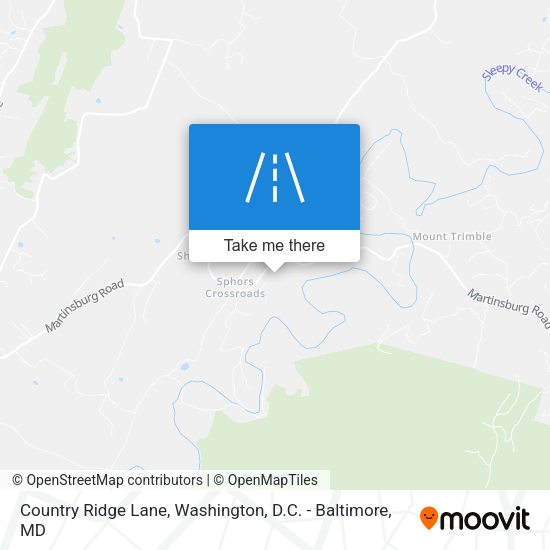 Mapa de Country Ridge Lane