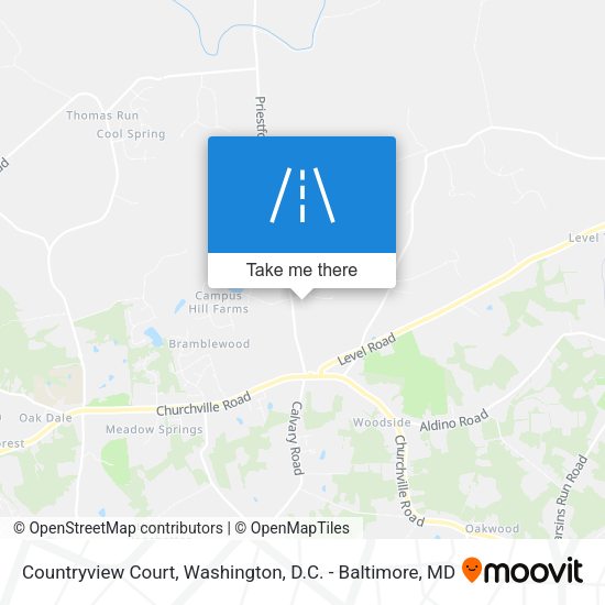 Mapa de Countryview Court
