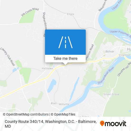 Mapa de County Route 340/14