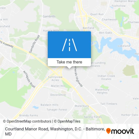 Courtland Manor Road map