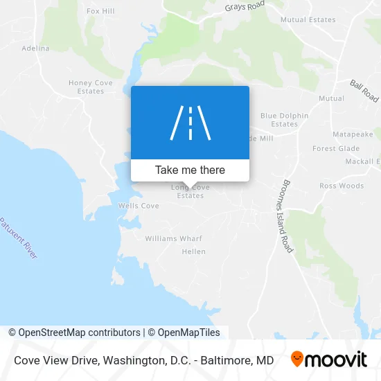 Cove View Drive map