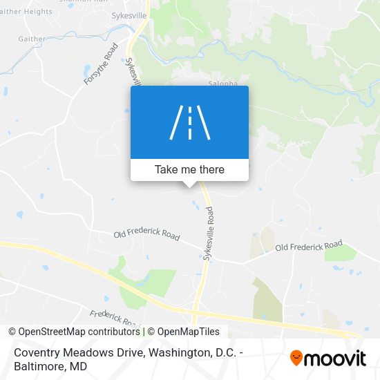Mapa de Coventry Meadows Drive