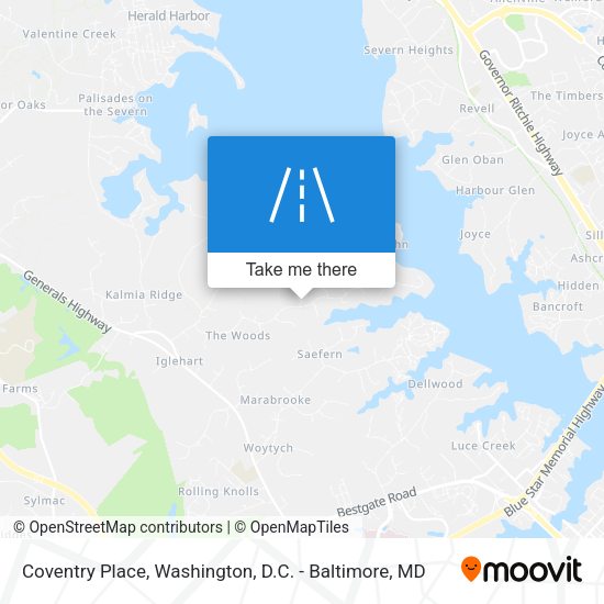 Coventry Place map