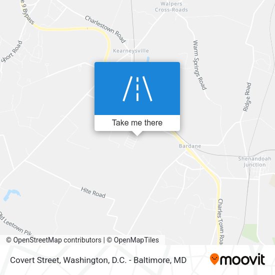 Covert Street map