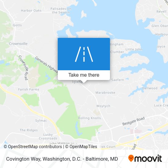 Mapa de Covington Way