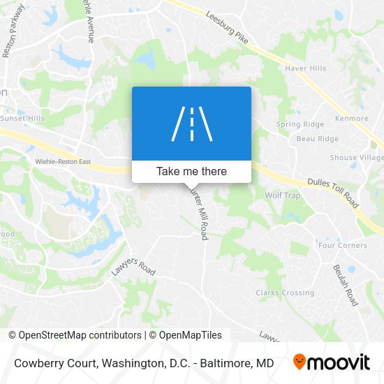 Cowberry Court map