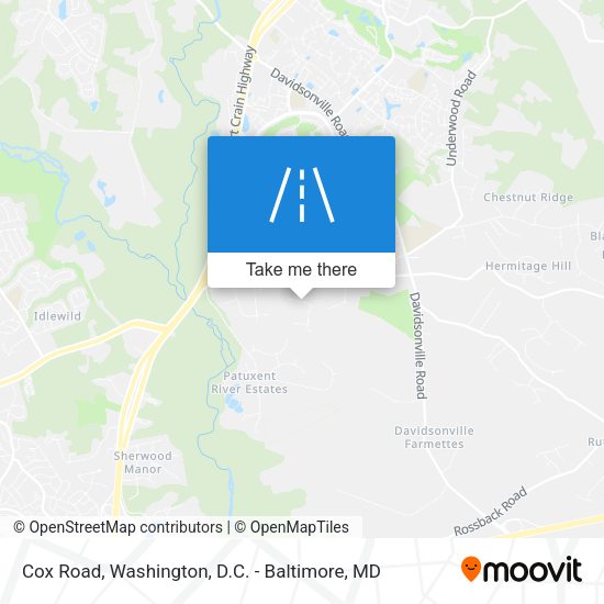 Cox Road map
