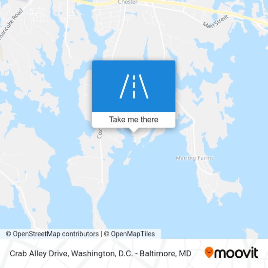Crab Alley Drive map