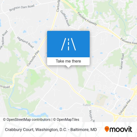 Mapa de Crabbury Court