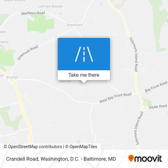 Crandell Road map