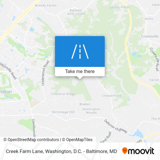 Mapa de Creek Farm Lane