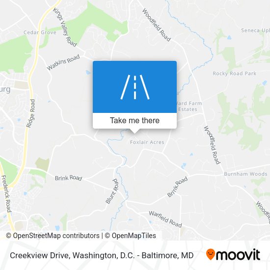 Creekview Drive map