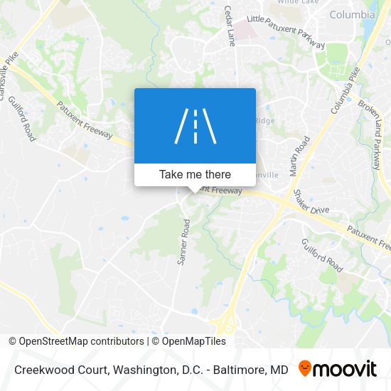 Creekwood Court map